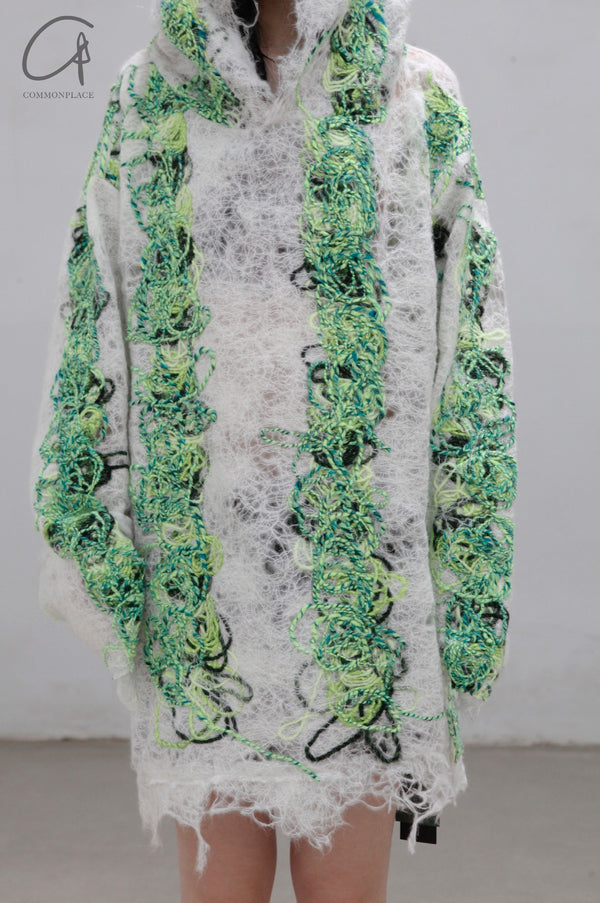 Vitelli Hoodie SS22_DMB07_SF Green & White